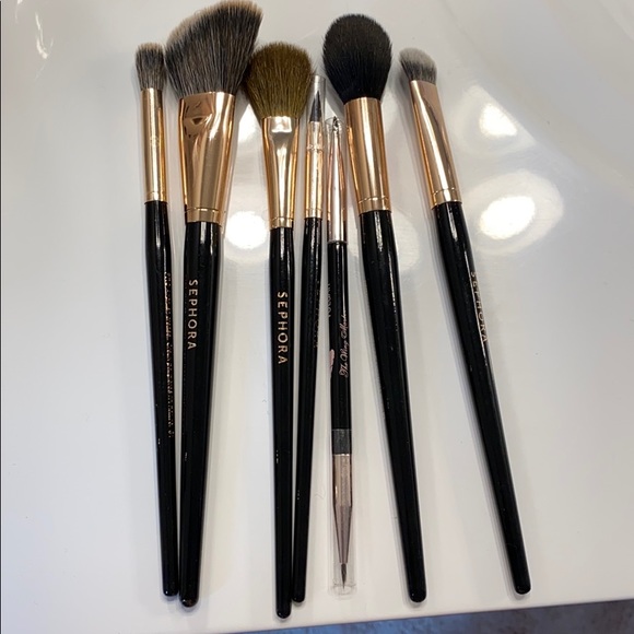 Sephora Makeup Sephora Brush Set Rose Gold Set Of 7 Brushes Poshmark